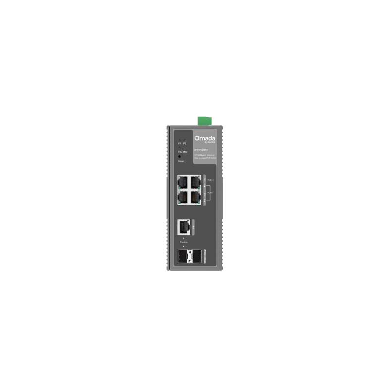 Switch Industrial TP-LINK Omada 6 Puertos Gigabit PoE 120W