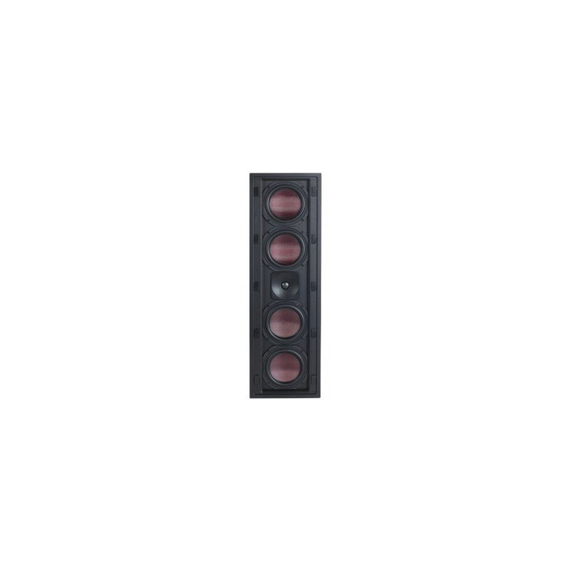 BOCINA DE PARED | 4 WOOFERS DE FIBRA DE CARBONO 6.5'' | TWEETER DE TITANIO 1'' | 250W