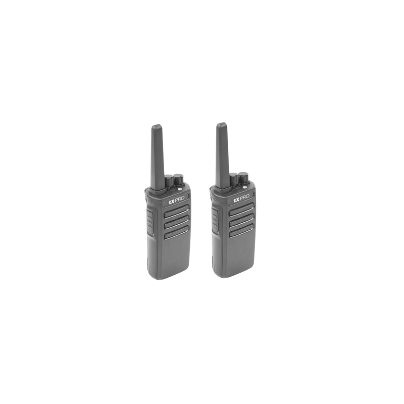 Duo de Radios Portatiles UHF, 5W de Potencia, Scrambler de Voz, Alta Cobertura, 400-470 MHZ