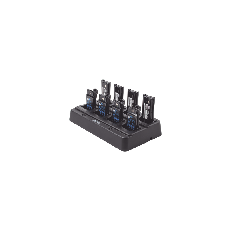 Cargador Múltiple 8 Cavidades para Radios TXPRO | Precio México - Envío Inmediato | LM Soluciones