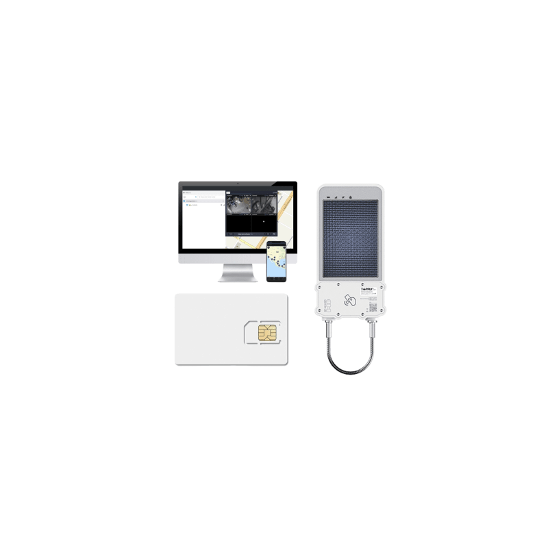 Cerradura Inteligente Solar GPS TopFlyTech