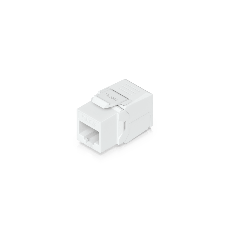 Keystone Jack Cat6 Tipo Toolless para Terminación sin Herramientas, Instalación Snap-In en Patch Panel, Paquete con 12 Piezas