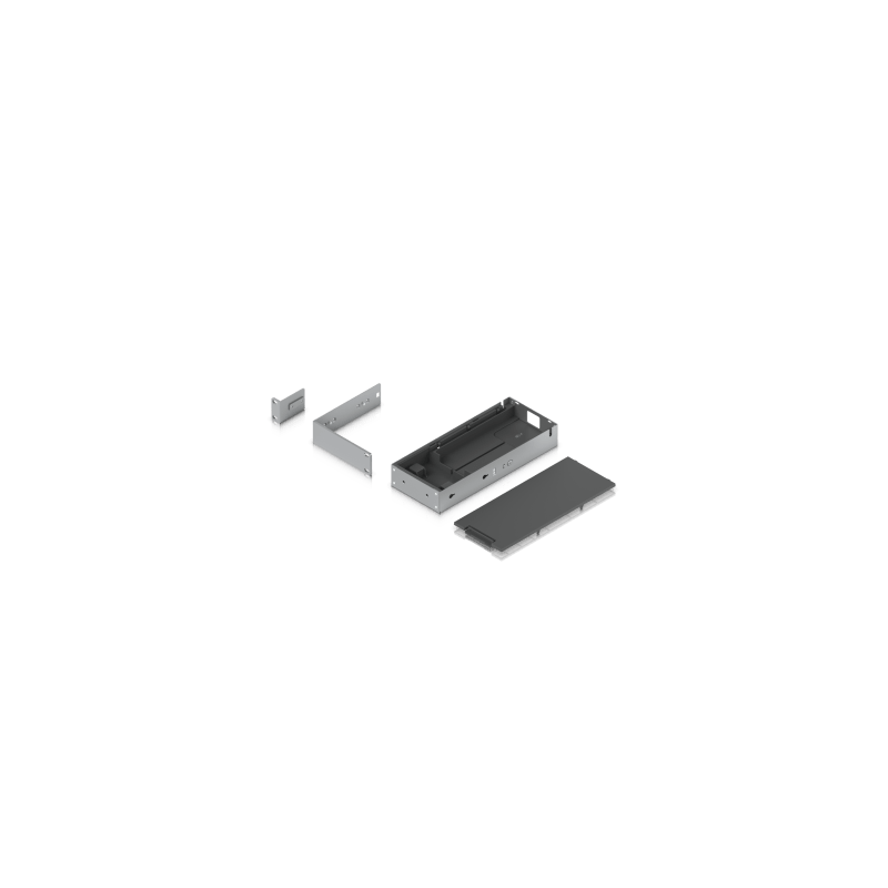 Kit para instalar en rack switches USW-PRO-MAX-16-POE o USW-PRO-MAX-16, 1UR, con base para fuente de alimentación y cable