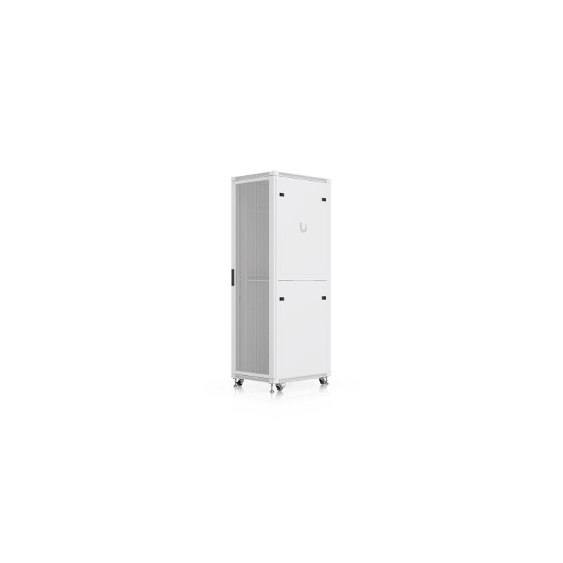 UACC Rack Cabinet 42U (600 × 800 mm) – Gabinete de Piso Totalmente Ensamblado con Ventiladores Integrados, Paneles Removibles, Ruedas con Seguro y Puerta Frontal Perforada para Óptimo Flujo de Aire