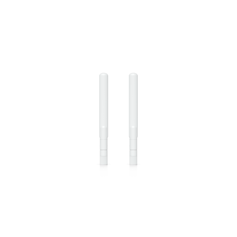 Par de Antenas Omnidireccionales Ideales para el UK-Ultra. Incluye dos Antenas de Doble Banda con 3 dBi en 2.4 GHz y 4 dBi en 5 GHz