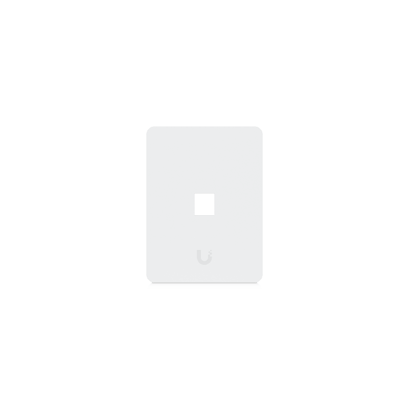 Placa de Pared Vertical Keystone 1 Puerto Ubiquiti 4 Piezas