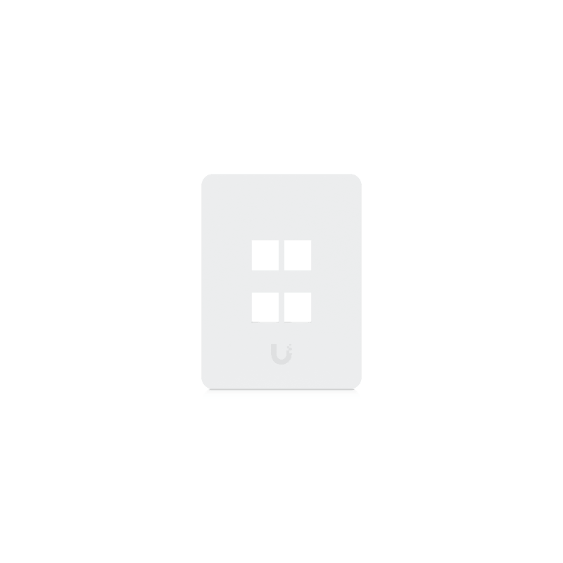 Placa de Pared Vertical Keystone 4 Puertos Ubiquiti - Paquet