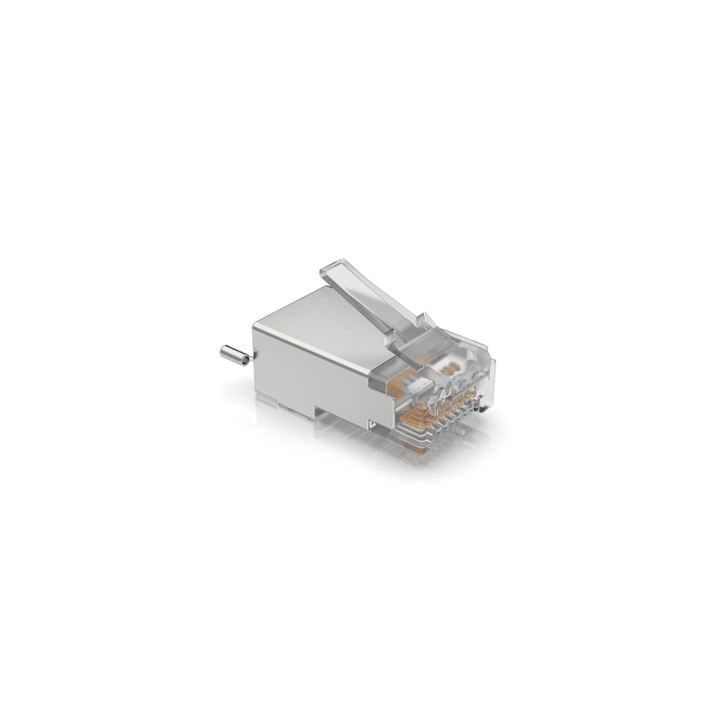 Conectores RJ45 Blindados UISP Ubiquiti Paquete 100 | Precio México - Envío Inmediato | LM Soluciones