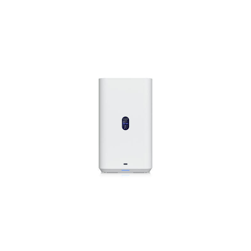 NAS Compacto de Escritorio / 2 Bahías 3.5" SATA / Puerto 2.5 GbE / USB-C 5 Gbps / PoE++ 60 W / Pantalla LCD 1.47"