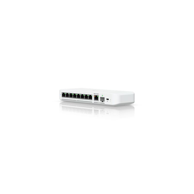 Switch Ubiquiti USW Flex 8 Puertos 2.5GbE y 10GbE SFP+ | Precio México - Envío Inmediato | LM Soluciones