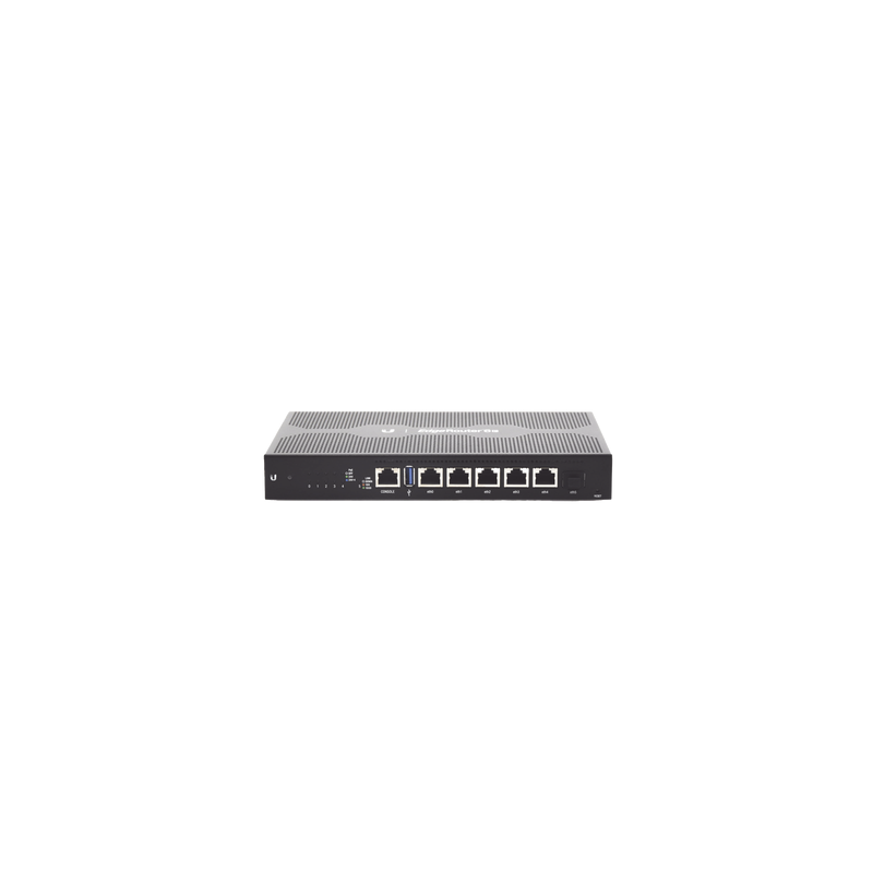 EdgeRouter 6 PoE pasivo 24V - 5 puertos GbE + SFP - Ubiquiti | Precio México - Envío Inmediato | LM Soluciones