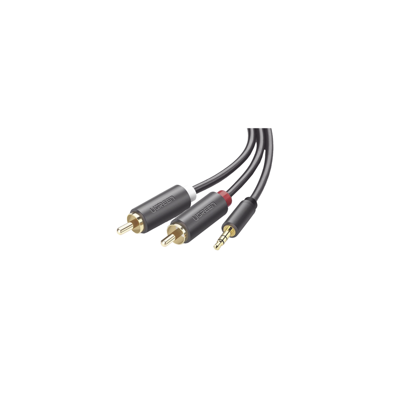 Cable Adaptador 3.5mm a 2 RCA 5m UGREEN | Audio Pro | Precio México - Envío Inmediato | LM Soluciones