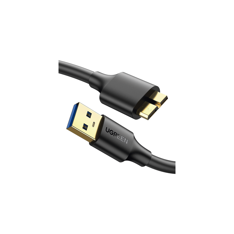 Cable USB-A 3.0 a Micro USB 3.0 0.5m UGREEN | 5 Gbps | Precio México - Envío Inmediato | LM Soluciones