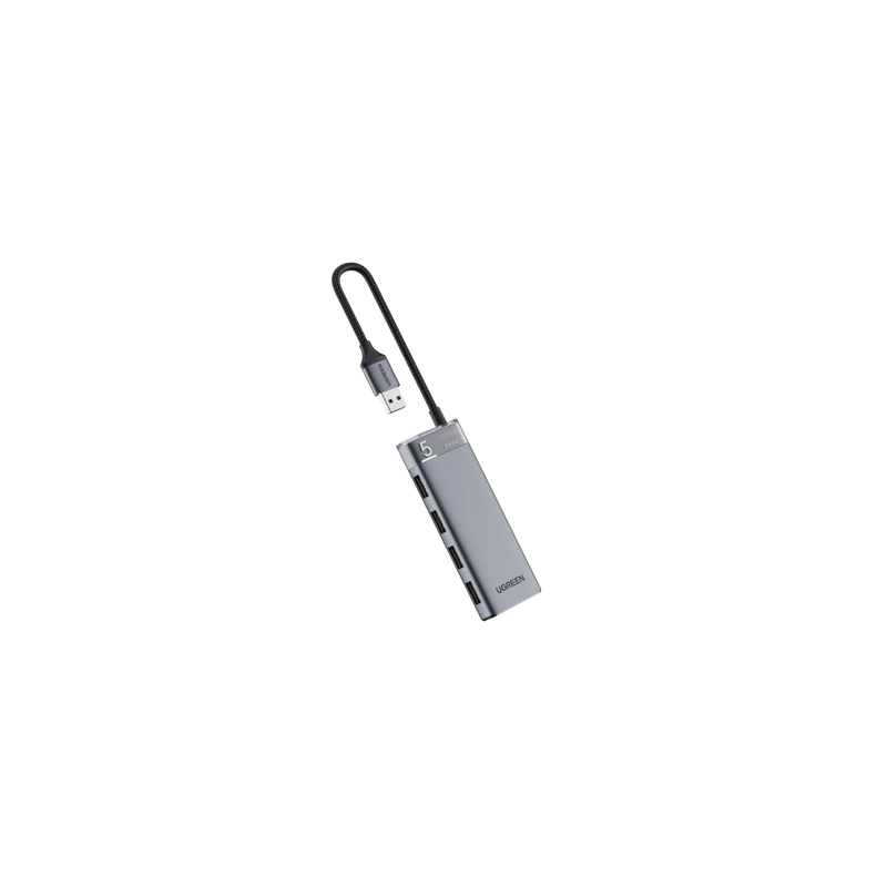 HUB USB-A 3.2 Gen1 4 en 1 UGREEN Gris Metalizado | Precio México - Envío Inmediato | LM Soluciones
