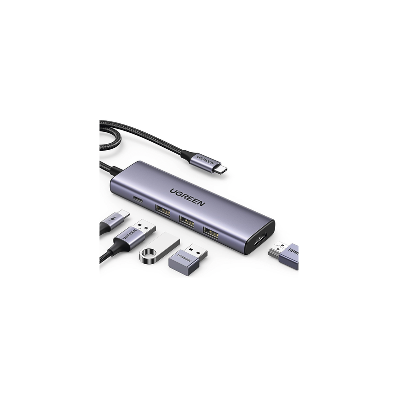 HUB USB-C 5 en 1 UGREEN 4K HDMI PD 100W | Precio México - Envío Inmediato | LM Soluciones