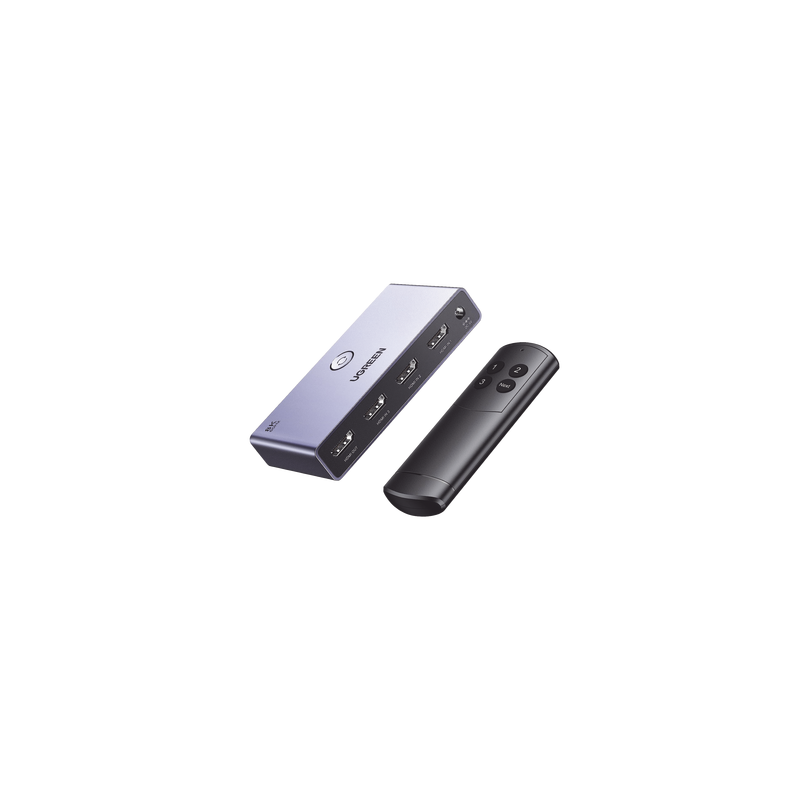 Switch HDMI 2.1 8K UGREEN 3x1 con Control Remoto | Precio México - Envío Inmediato | LM Soluciones