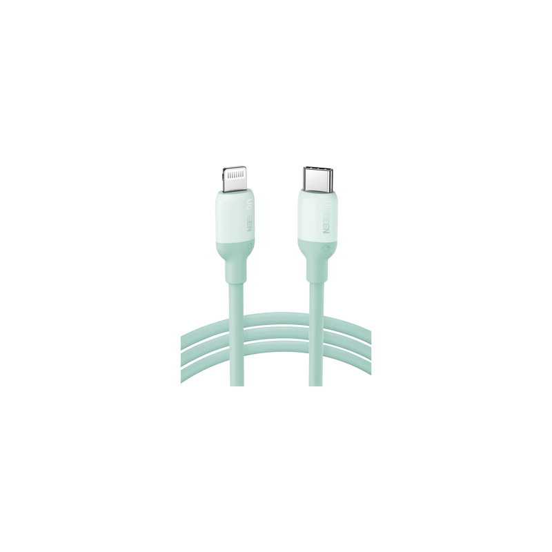 Cable UGREEN USB-C a Lightning MFi 1m PD 20W Verde