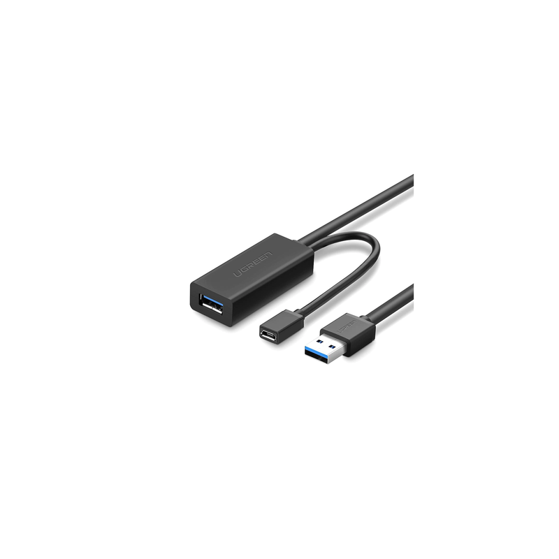 Cable Extensión USB 3.0 Activo 5m UGREEN | Precio México - Envío Inmediato | LM Soluciones