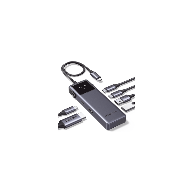Hub USB-C UGREEN 6 Puertos USB 3.2 HDMI 4K PD 100W