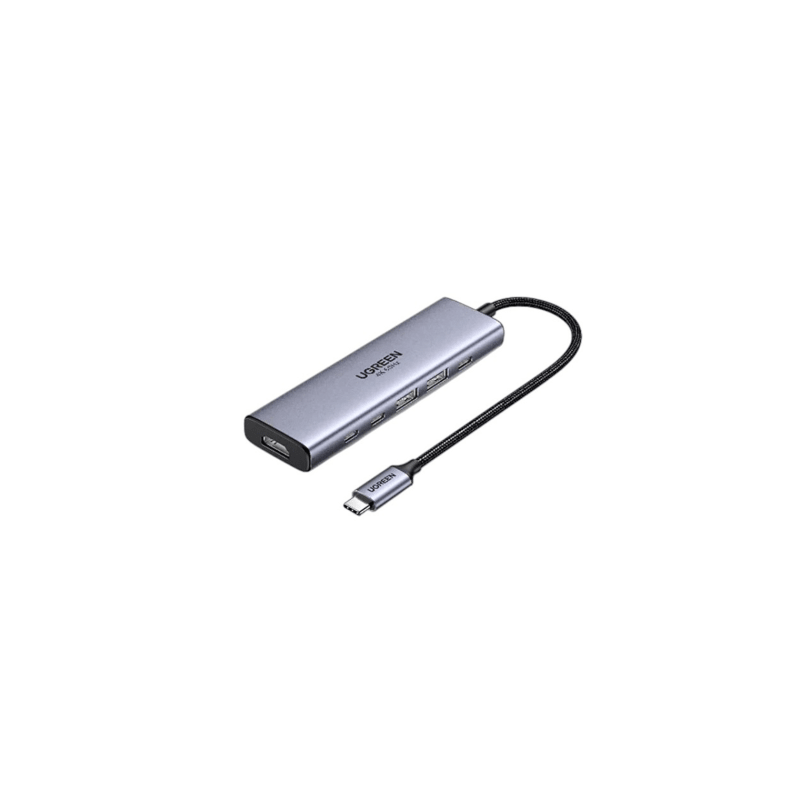 Hub USB-C 6 en 1 UGREEN HDMI 4K@60Hz, 2x USB-A 3.2 Gen 2, 2x | Precio México - Envío Inmediato | LM Soluciones