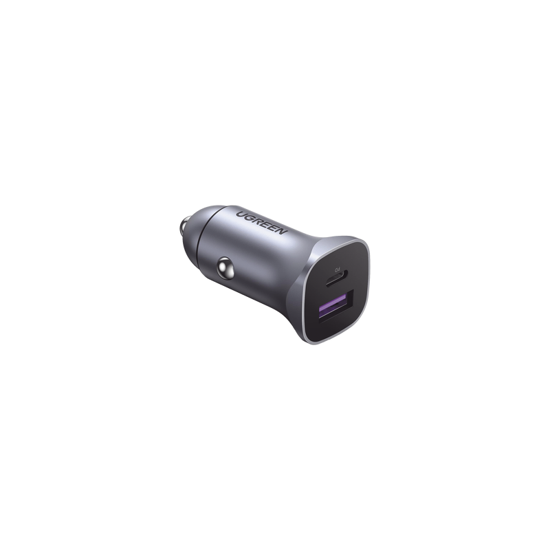 Cargador Auto UGREEN 30W USB-A y USB-C Carga Rápida | Precio México - Envío Inmediato | LM Soluciones