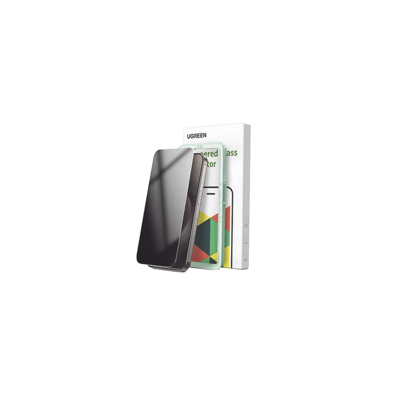 Protector de pantalla UGREEN HD con marco de instalación para iPhone 16 Pro Max (paquete de 1)