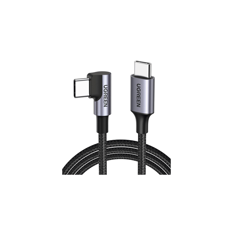 Cable USB-C a USB-C UGREEN 60W 90 Grados 1 Metro | Precio México - Envío Inmediato | LM Soluciones