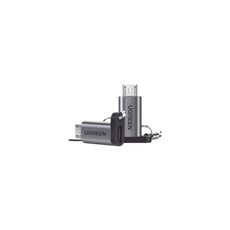 Adaptador USB-C 3.1 a Micro USB | Carga Rápida | FPC/QC2.0 | Sincronización de Datos | Velocidad de Transferencia de hasta 480Mbps | Incluye Cordón | Caja de Aluminio | Múltiples Protecciones | Amplia Compatibilidad.