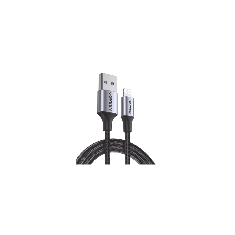 Cable USB-A a Lightning UGREEN MFi Certificado 1 Metro | Precio México - Envío Inmediato | LM Soluciones