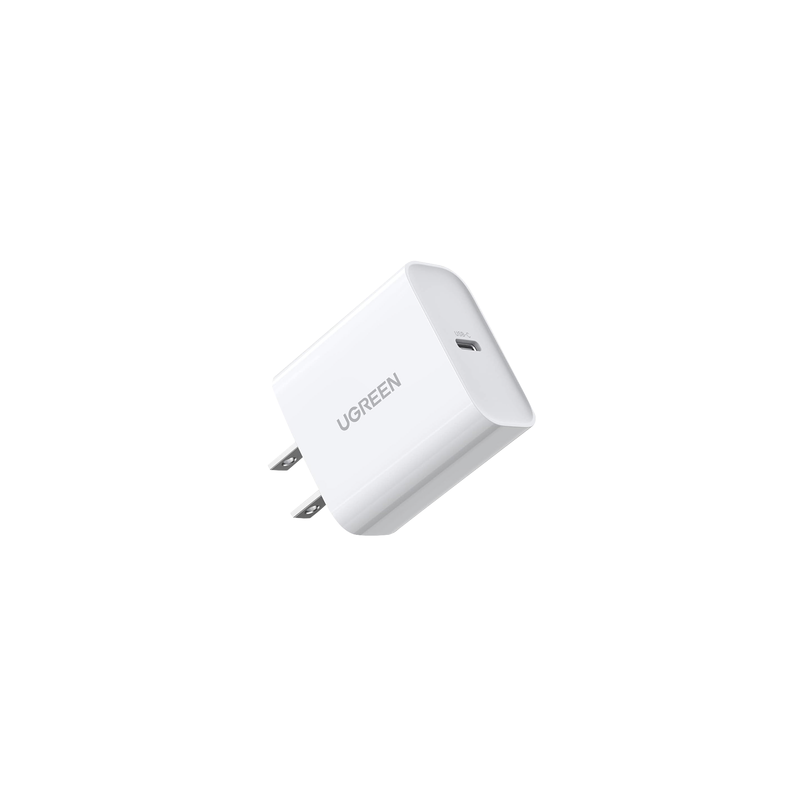 Cargador USB-C UGREEN 20W PD3.0 Carga Inteligente Blanco | Precio México - Envío Inmediato | LM Soluciones