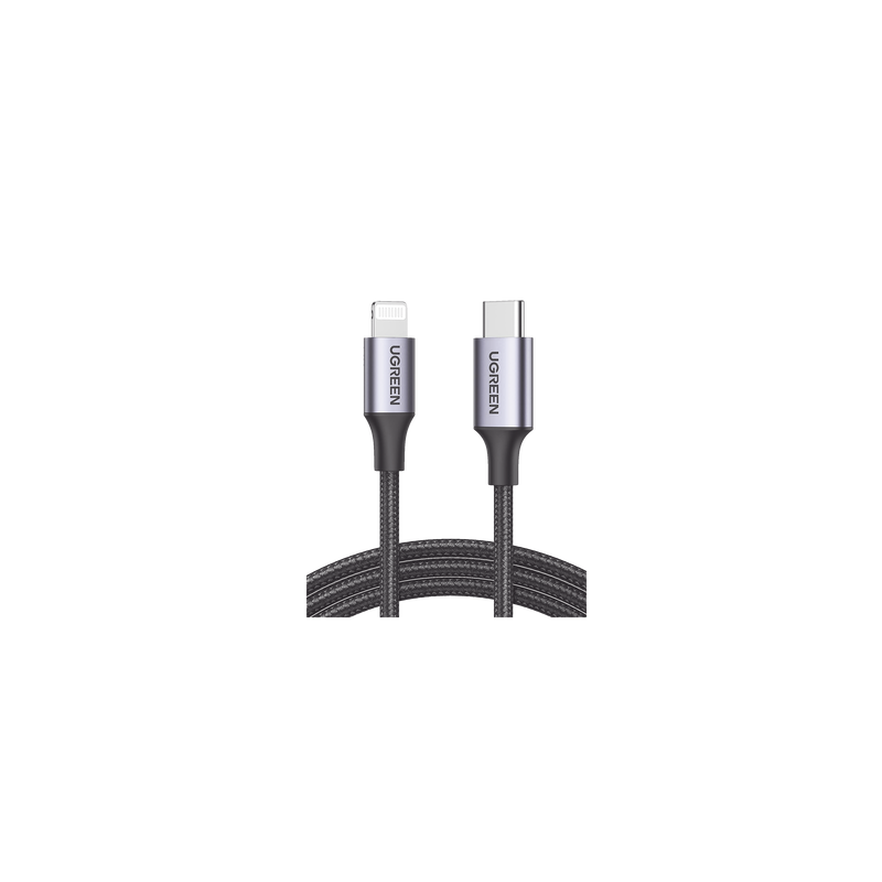 Cable USB-C a Lightning UGREEN MFi 60W 1 Metro | Precio México - Envío Inmediato | LM Soluciones