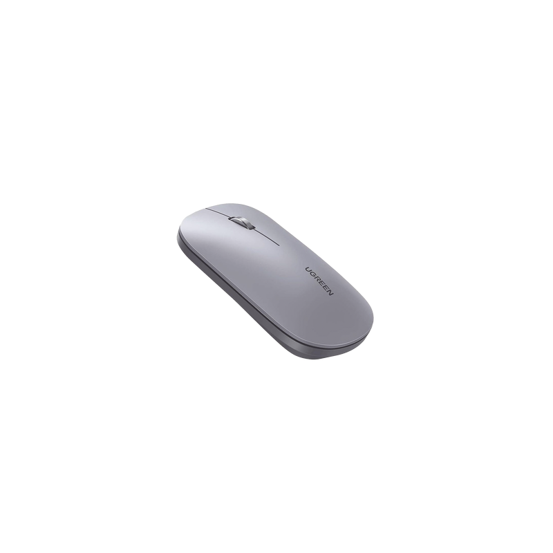 Mouse Inalámbrico UGREEN 4000DPI Gris Scroll Aluminio