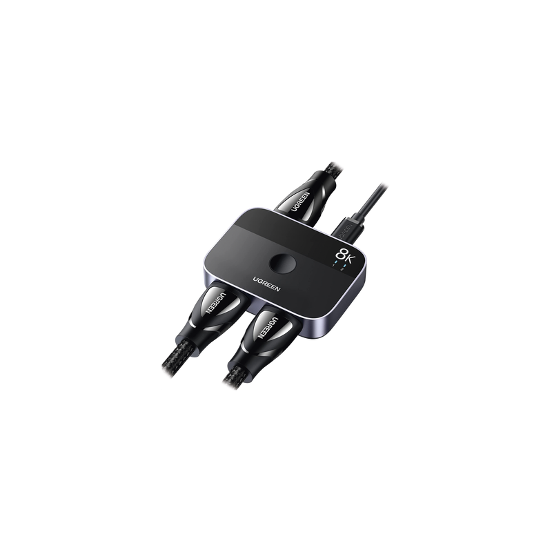 Conmutador HDMI 2.1 8K @60Hz UGREEN 2x1 48Gbps | Precio México - Envío Inmediato | LM Soluciones