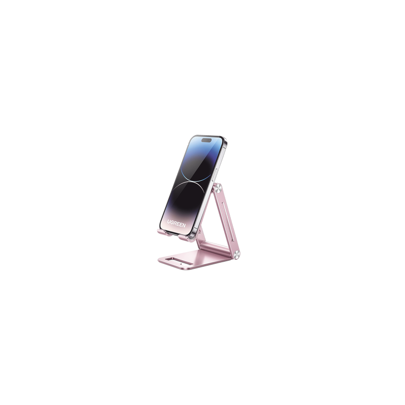 Soporte Celular Aluminio Ugreen Ajustable Rosa, 4.7-7.9'' | Precio México - Envío Inmediato | LM Soluciones