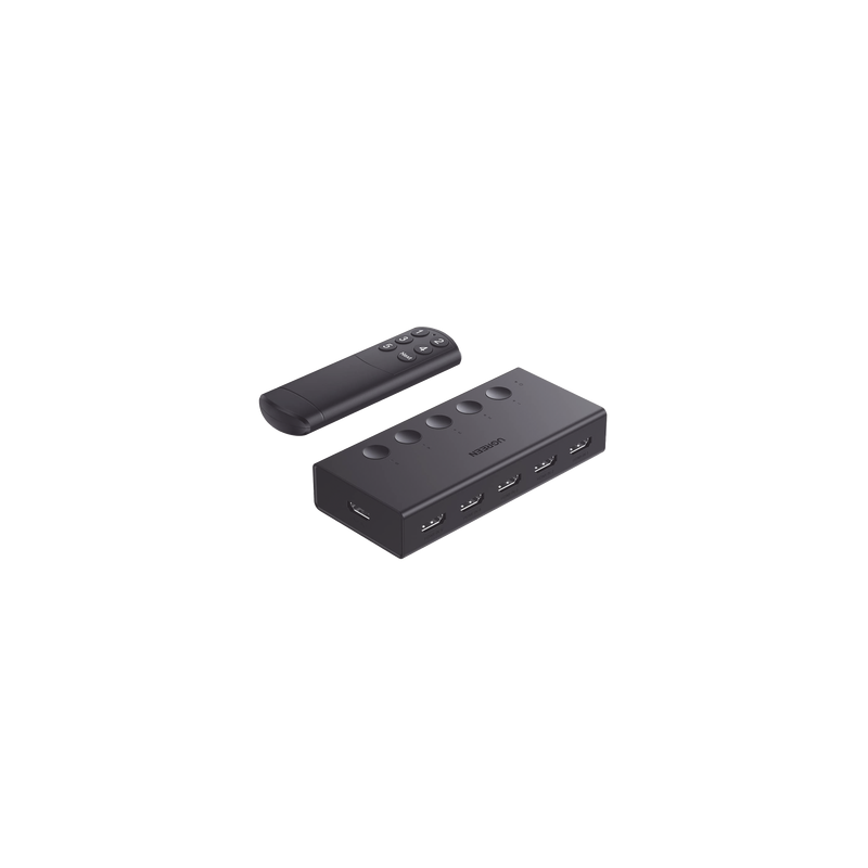 Conmutador HDMI 5X1 4K 60Hz UGREEN con Control Remoto | Precio México - Envío Inmediato | LM Soluciones