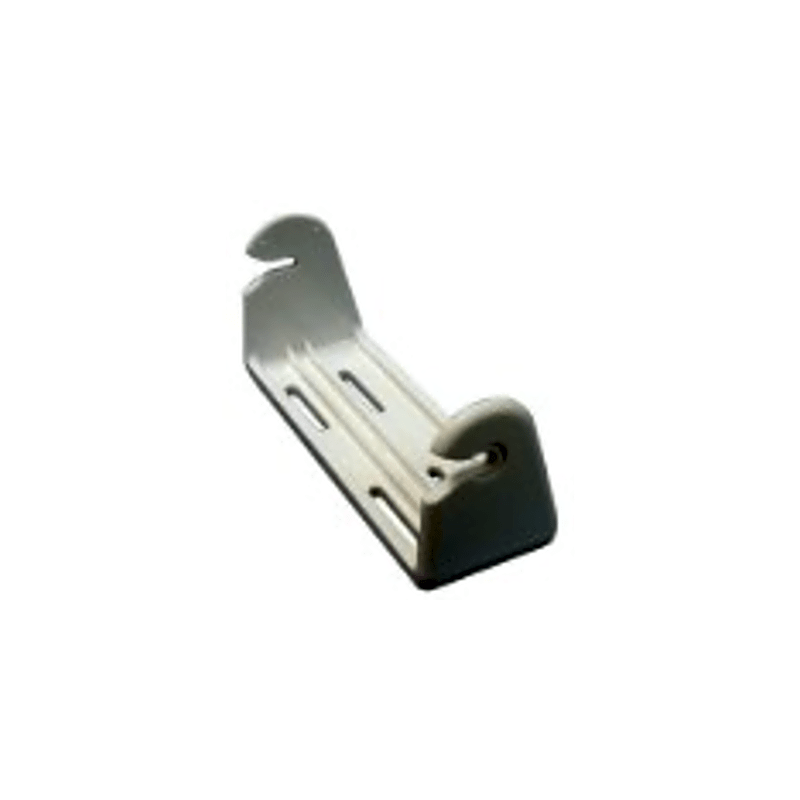 Bracket de Montaje para Radio UM380/385 / Color Blanco / Material Plástico de Alta Resistencia / Diseño Universal para Montaje en Pared o Superficies Planas