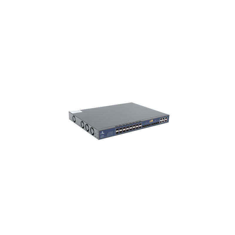 OLT de 16 puertos EPON con 12 puertos Uplink (4 puertos Gigabit Ethernet + 4 puertos SFP + 4 puertos SFP+) , hasta 1,024 ONUS