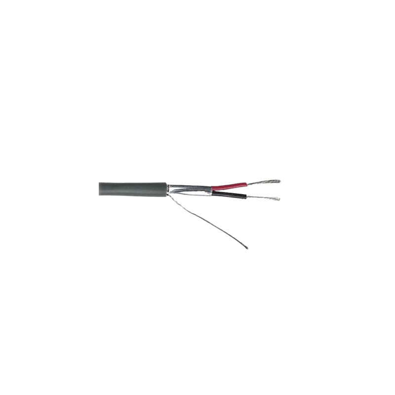 Cable Calibre 22 / 2 Conductores / Blindado / 305 Metros (1000 Pies) / Riser / UL / Color Gris / Hecho en México