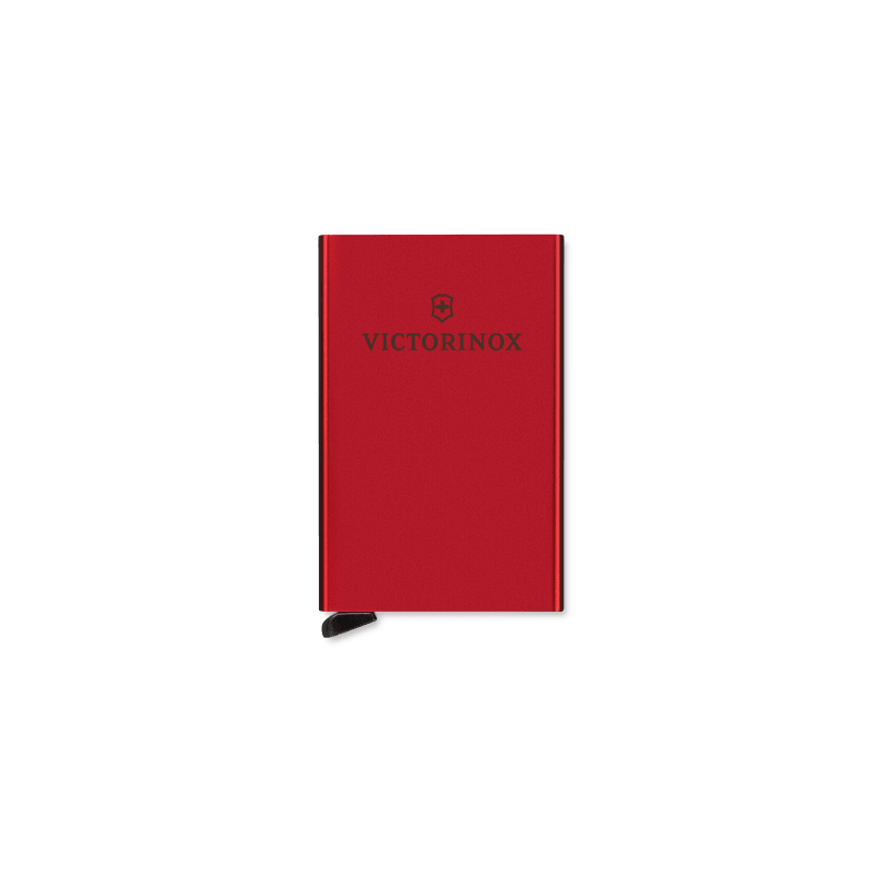 Tarjetero Aluminio RFID 4-6 Tarjetas Victorinox Rojo | Precio México - Envío Inmediato | LM Soluciones