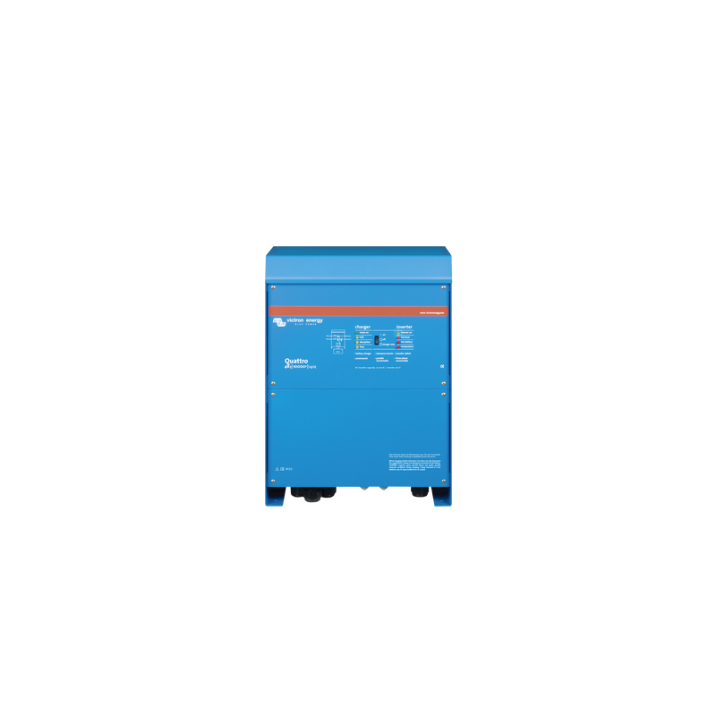 Quattro 48/10000/140-100/100 / Inversor Cargador de Onda Pura / Entrada 48 Vcc / Salida 8000 W 120 Vca  60 Hz