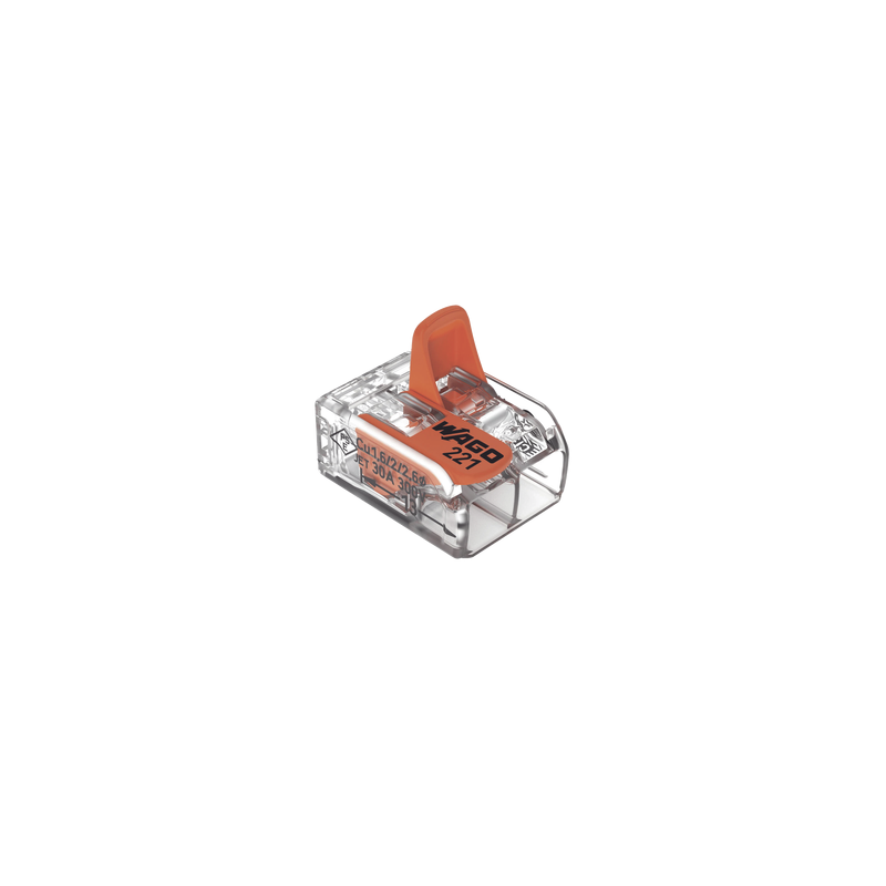Borne de Conexión WAGO 221 6mm2 30A - LM Soluciones