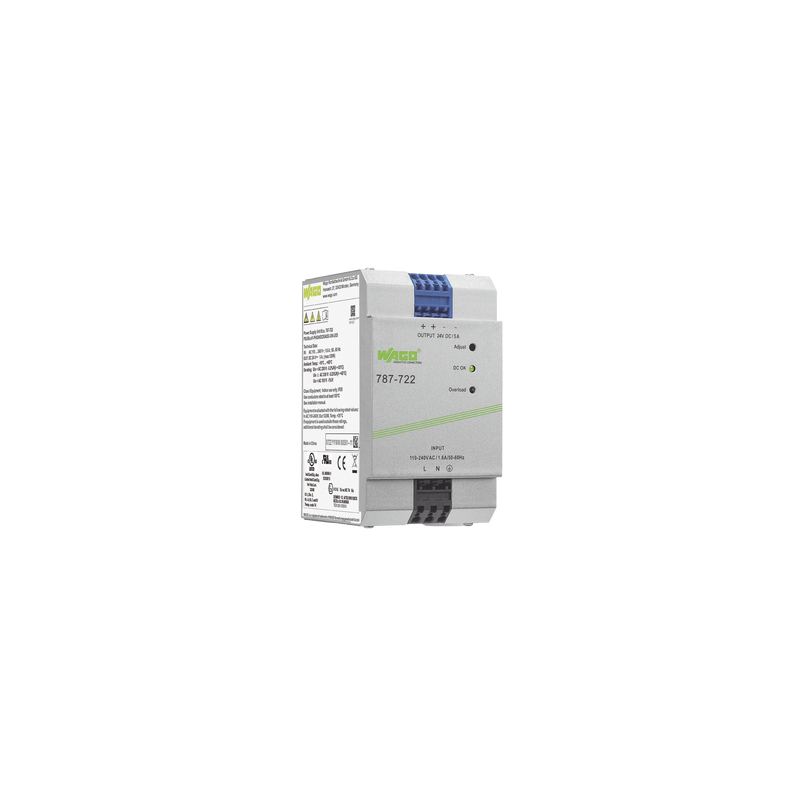 Fuente de Alimentación 24V DC 5A 120W PFC Activo Carril DIN  | Precio México - Envío Inmediato | LM Soluciones