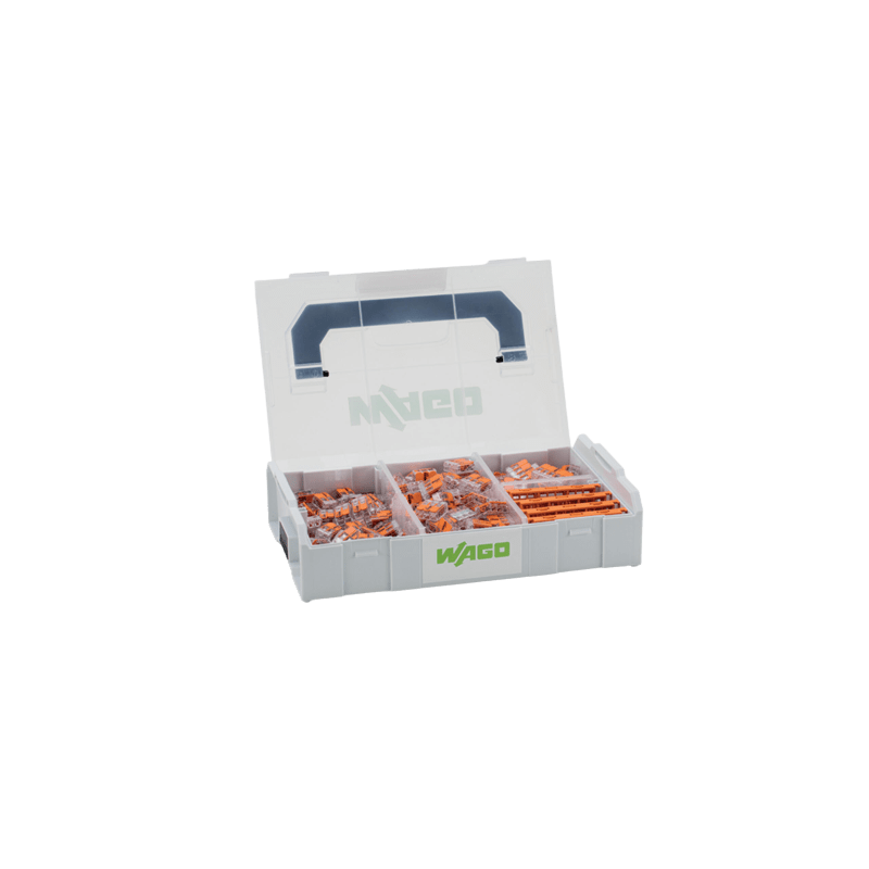 Kit de Bornas de Conexión WAGO L-BOXX Mini 221 4mm² | Precio México - Envío Inmediato | LM Soluciones
