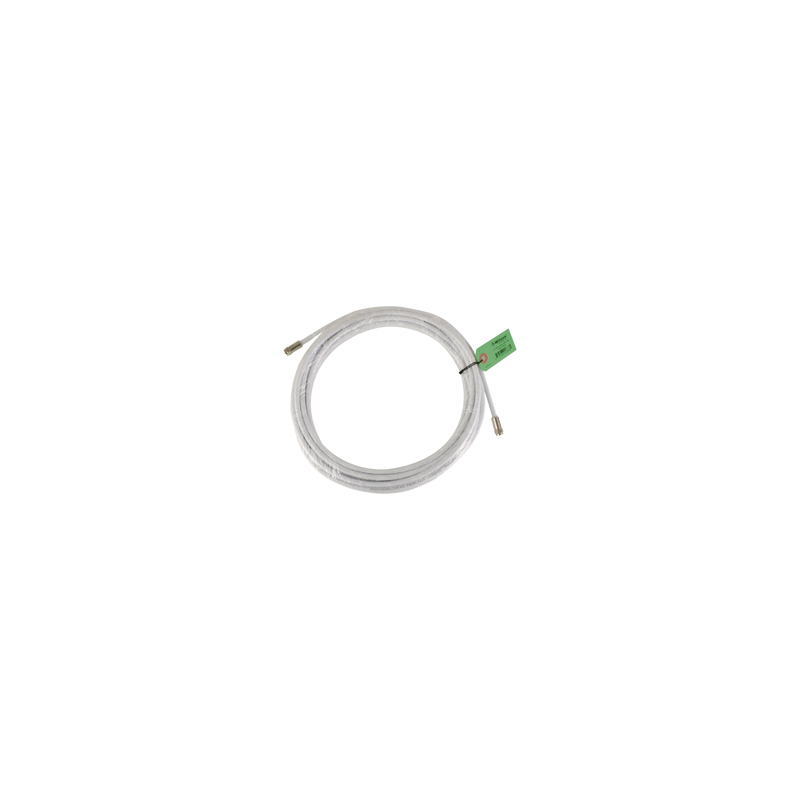 Jumper Coaxial RG-6 Blanco 9.14m Conectores F Macho