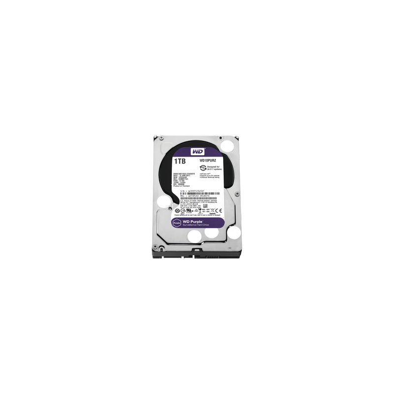 Disco Duro Purple de 1 TB / 5400 RPM / Optimizado para Soluciones de Videovigilancia / Uso 24-7 / 3 Años de Garantia