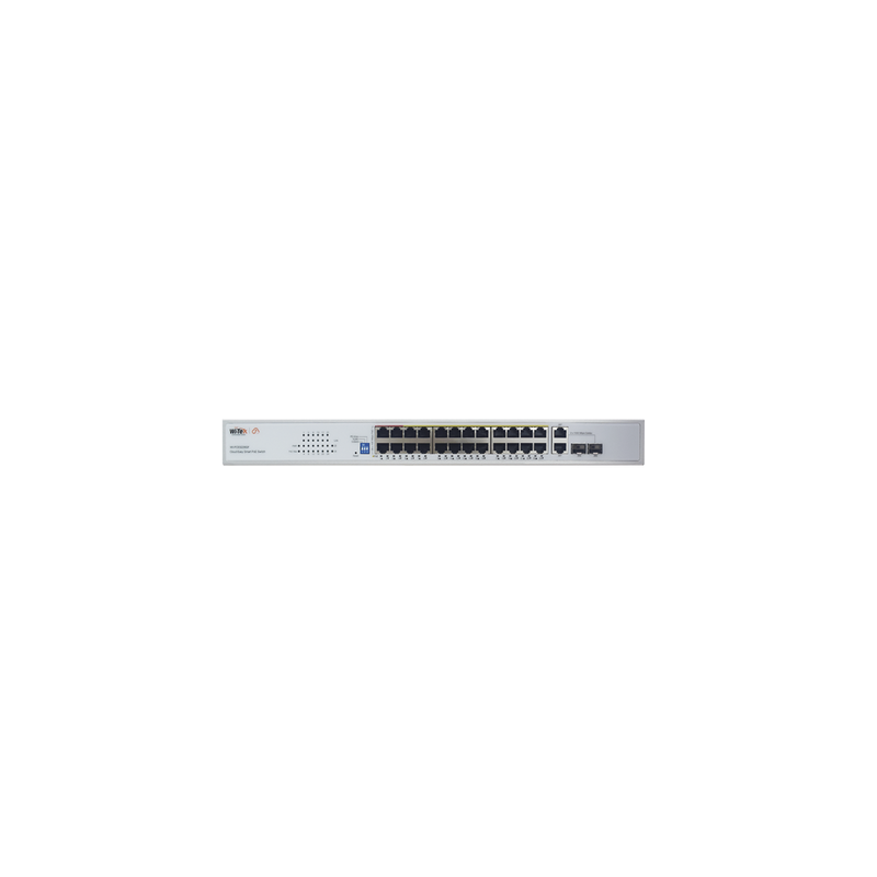 Switch PoE Largo Alcance 250m 24 Puertos + 2 SFP Gigabit WI- | Precio México - Envío Inmediato | LM Soluciones