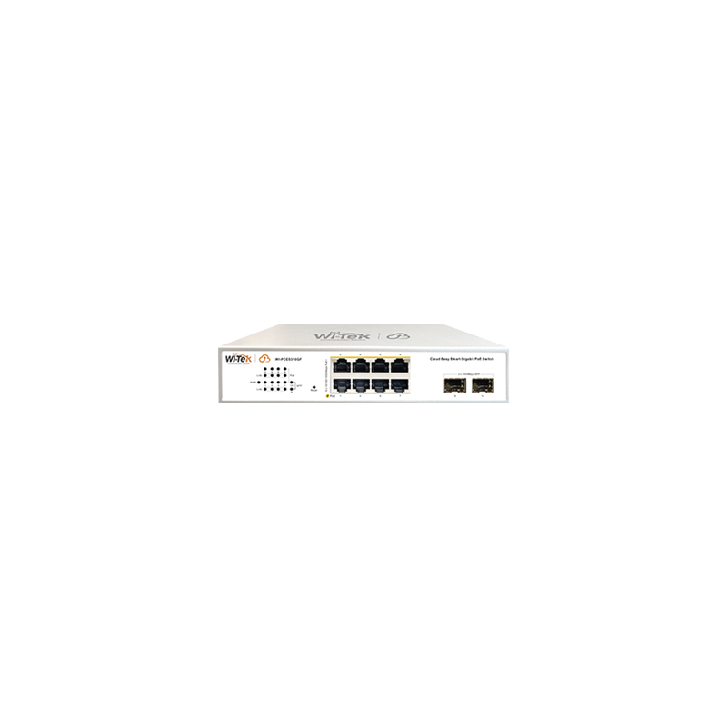 Switch Administrable PoE WI-TEK 8 puertos Gigabit PoE+ 2 SFP | Precio México - Envío Inmediato | LM Soluciones