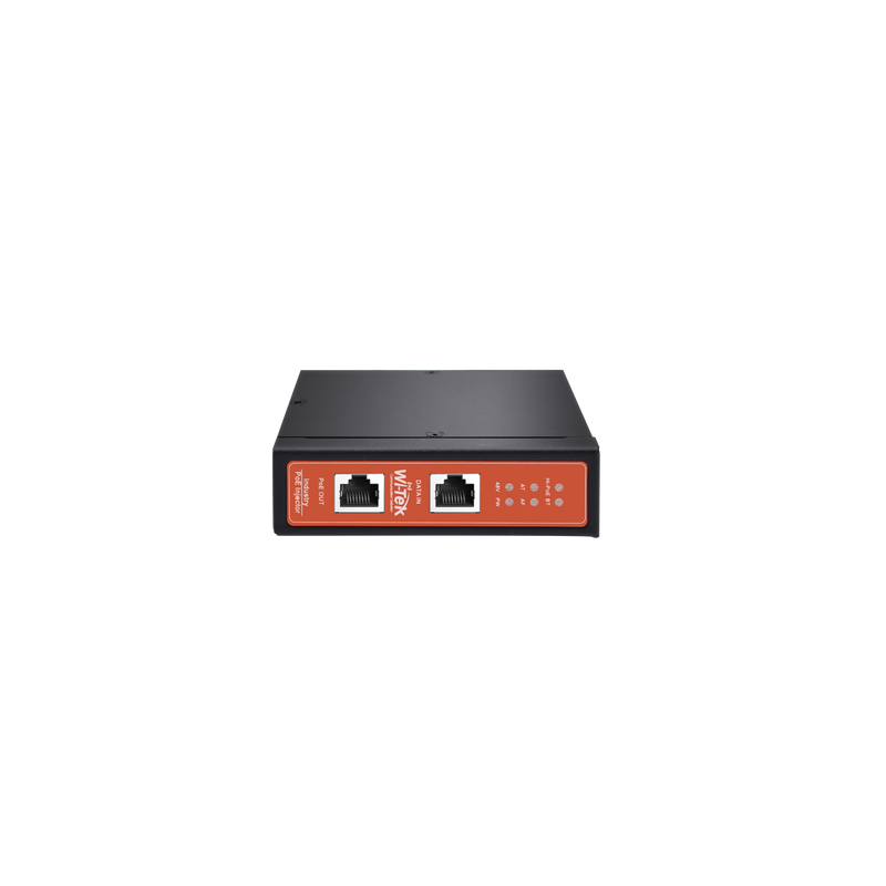 Inyector PoE Industrial WI-TEK 90W Riel DIN