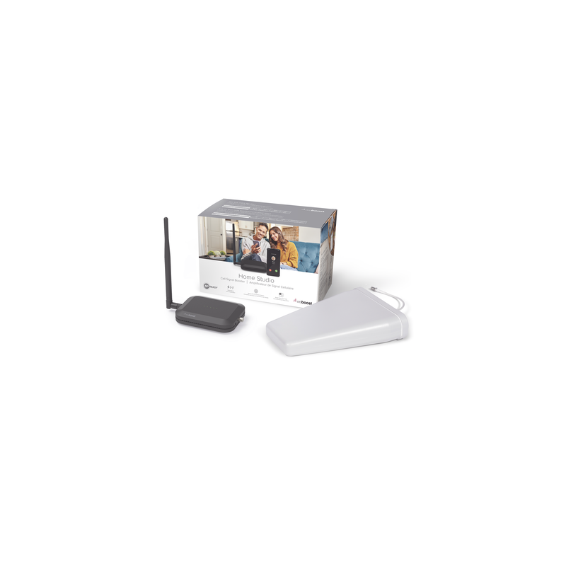 KIT de Amplificador de Señal Celular Home Studio/ Datos 2G, 3G, 4G / Llamadas / Mejora la señal para cubrir 60 m² como una habitación, casa pequeña o departamento.