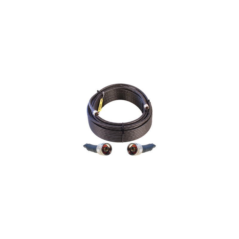 Jumper Coaxial con Cable Wilson-400 | Conector N Macho en los Extremos | 30.48 Metros (100 Pies) de Longitud